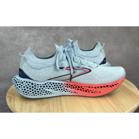 Brooks Mens Limited Edition Exhilarate-BL 3D Running Shoe Blue Coral Size 10D main image 5